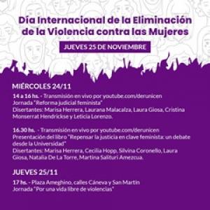 Día Internacional de la NO Violencia contra las Mujeres